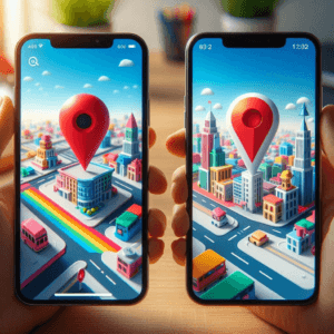 Apple Maps and Google Maps